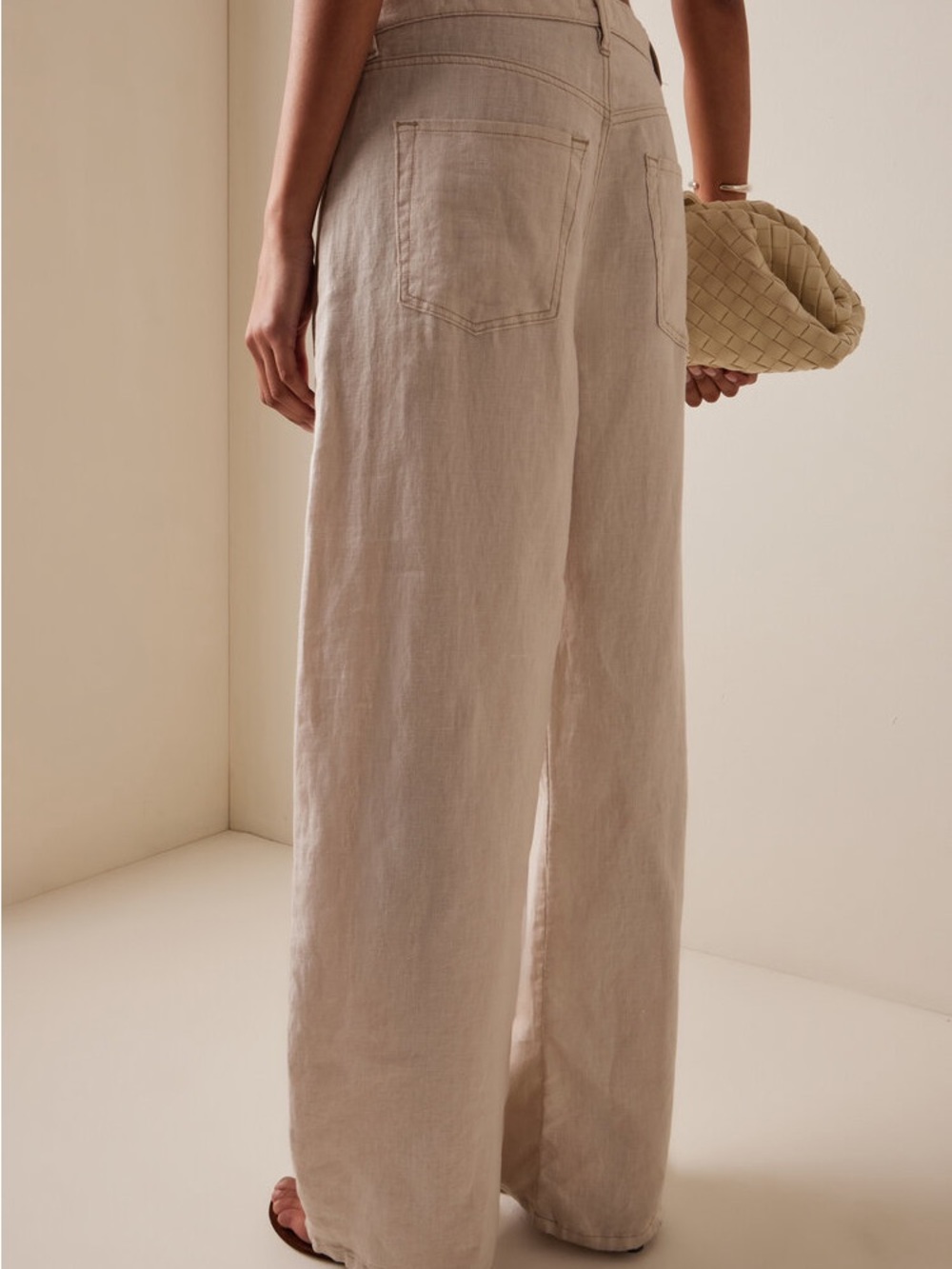 Citizens Of Humanity Brynn Linen Drawstring Trouser Pants
